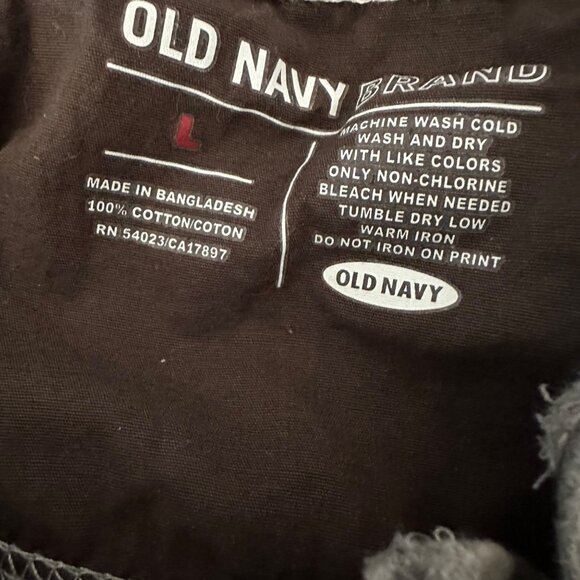 Old Navy Men's Gray Long Sleeve 2 Button Thermal Henley SZ Large - Picture 8 of 8